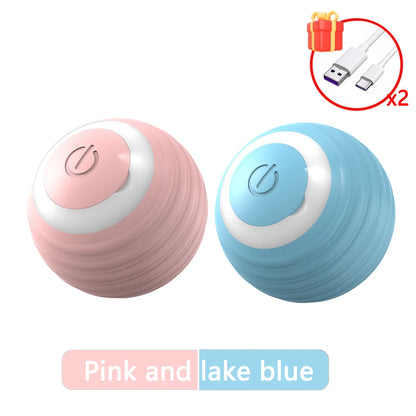 Smart Dog Toy Ball Electronic Interactive Pet Toy Moving Ball Automatic Jump Roll Ball for Puppy Birthday Gift Dog Cat Product