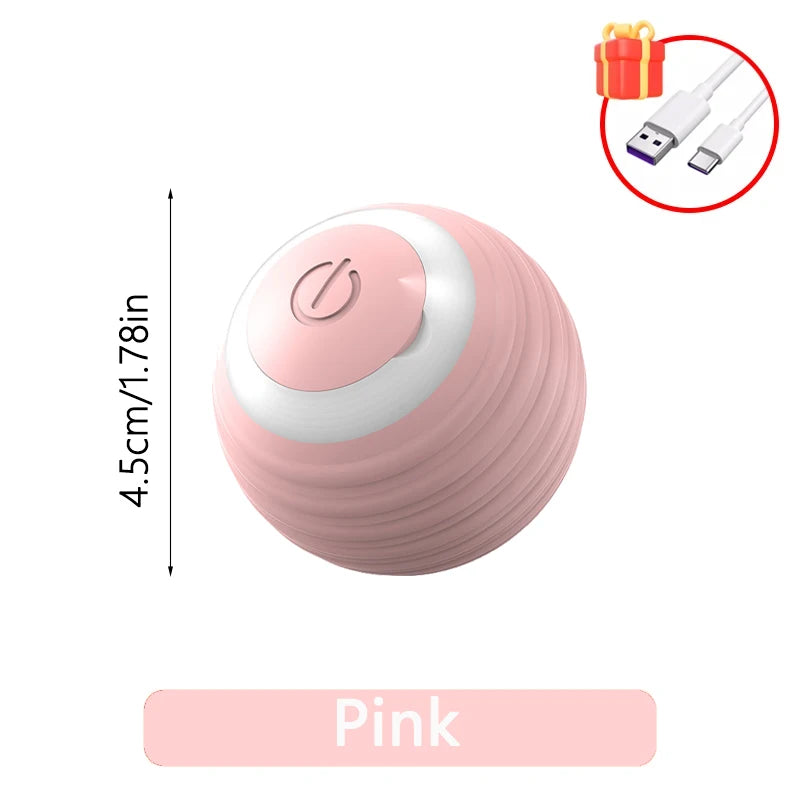 Smart Dog Toy Ball Electronic Interactive Pet Toy Moving Ball Automatic Jump Roll Ball for Puppy Birthday Gift Dog Cat Product