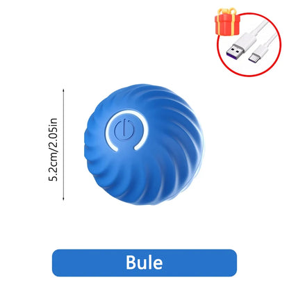 Smart Dog Toy Ball Electronic Interactive Pet Toy Moving Ball Automatic Jump Roll Ball for Puppy Birthday Gift Dog Cat Product